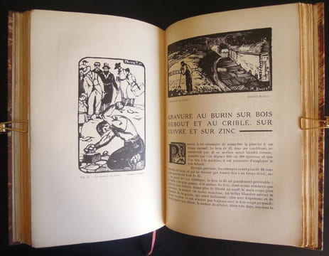 La technique moderne du bois gravé et les méthodes anciennes des xylographes du XVIe s. et des maîtres graveurs de Yédo - 1925 . BUSSET, Maurice 