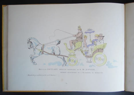 Les courses dans l'Antiquité - 1888 . CARAN D'ACHE