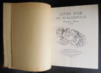 Livre d'or du bibliophile - Première année 1925