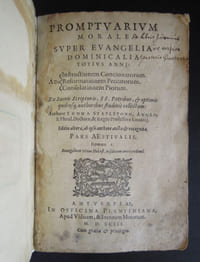 Promptvarivm morale Super evangelia dominicalia totivs anni Pars Aestivalis Roman I - 1593