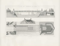 Les promenades de Paris - Bois de Vincennes - Pont de l'île de Reuilly - 1867