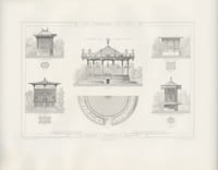Les promenades de Paris - Voie publique - Boutiques & orchestre - 1867