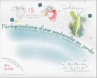 Pérégrinations d'une sauterelle au jardin - Papier Dessin aquarellable - 2022