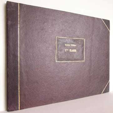 Dessin linéaire, Maria Vitrey, Deuxième classe - 1858. VITREY, Maria