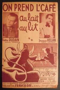 Lot de 130 partitions et paroles de chanson - [années 10, 20, 30 et 40]