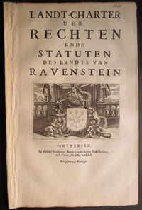 Ensembles de folios provenant de Brabandts Recht, dat is generale costumen vanden lande ende hertoghdomme van Brabandt.... - 1682
