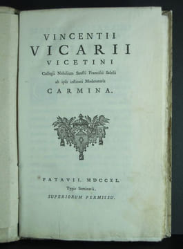 Carmina - 1740. VICARII, Vincentii Vicetini
