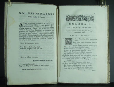 Carmina - 1740. VICARII, Vincentii Vicetini