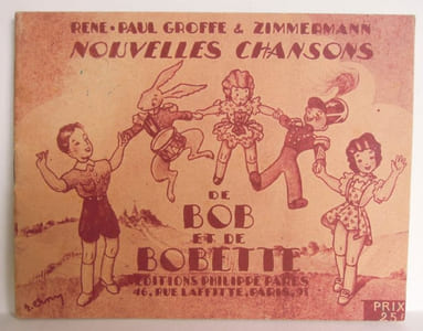 Nouvelles chansons de Bob et Bobette - [vers 1930 ?] 