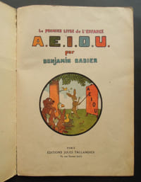 AEIOU a. e. i. o. u., Le premier livre de l'enfance - [1945]