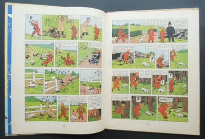 Les aventures de Tintin - L'île noire - B22 bis - 1957