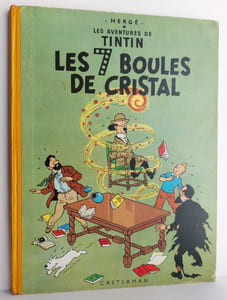 Les aventures de Tintin - Les 7 boules de cristal - B24 - 1958