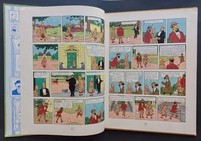 Les aventures de Tintin - Les 7 boules de cristal - B24 - 1958