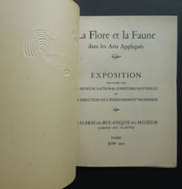 La flore et la faune dans les arts appliqués - 1947