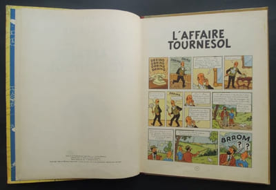 Les aventures de Tintin - L'affaire Tournesol - B19 - 1956 - EO France