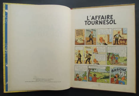 Les aventures de Tintin - L'affaire Tournesol - B19 - 1956 - EO France. HERGE (Georges Rémi, dit)