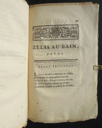 Zélis au bain, poëme en quatre chants - 1763