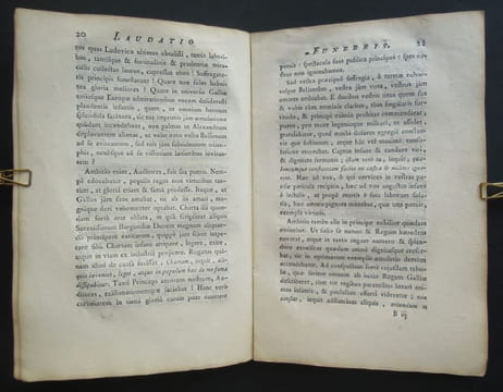 Serenissimi Burgundionum ducis laudatio funebris / Oraison funebre de monseigneur le Duc de Bourgogne - 1761. WILLERMET, C.-F., QUERBEUF, Y.