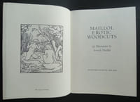 Maillol Erotic woodcuts, 135 illustrations - 1988