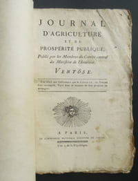 Journal d'agriculture et de prospérité publique - Ventôse - [1794] 