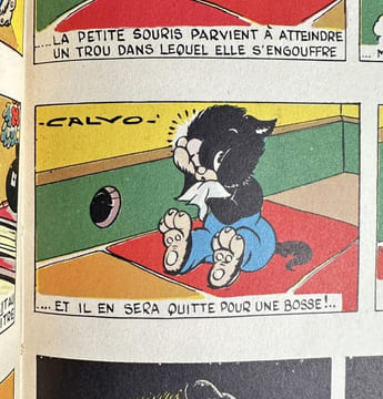 Cricri souris d'appartement contre Matou - [1950?, 1957?]. CALVO