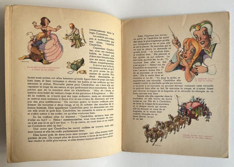 Cendrillon et Le petit chaperon rouge - 1947. CALVO, PERRAULT, Conte de