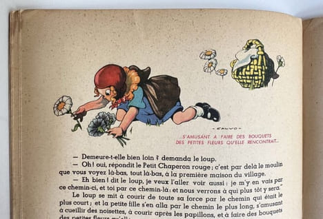 Cendrillon et Le petit chaperon rouge - 1947. CALVO, PERRAULT, Conte de