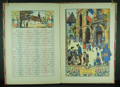 Le paradis tricolore par l'Oncle Hansi - 1918. HANSI, Jean-Jacques Waltz, dit