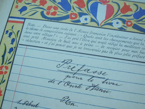 Le paradis tricolore par l'Oncle Hansi - 1918. HANSI, Jean-Jacques Waltz, dit