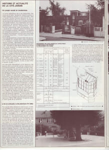 Bulletin d'informations architecturales, supplément au n°96, juin 1985, Un heureux moment dans la fabrication du paysage de la banlieue : les cités-jardins - 1985