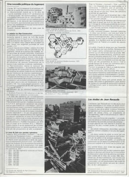 Bulletin d'informations architecturales, supplément au n°95, mai 1985, Logement social 1950-1980 - 1985. Institut français d'architecture
