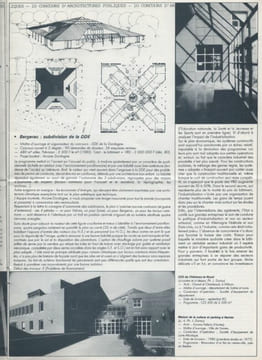 Bulletin d'informations architecturales, supplément au n°76, avril 1983, Architectures publiques - 1983. Institut français d'architecture