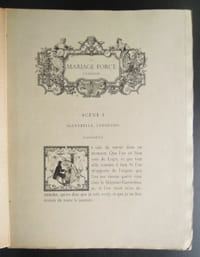 Oeuvres de Molière - Le mariage forcé - 1885