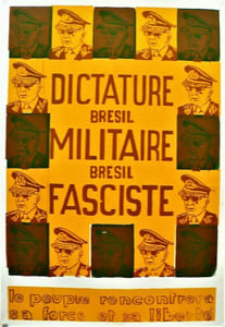 BRÉSIL DICTATURE MILITAIRE FASCISTE.