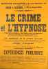 Le Crime et l'Hypnose, Violette Nozière et Matsuka.. [AFFICHE/ANARCHIE/CURIOSITÉS]