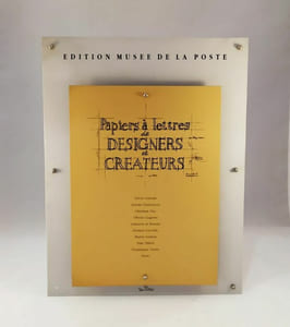 Papiers à lettre de Designers et créateurs