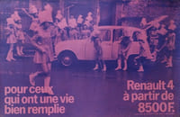 Renault 4 Pour ceux qui ont une vie bien remplie.