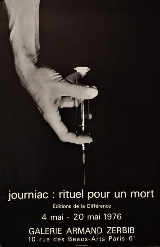 JOURNIAC : RITUEL POUR UN MORT.. [ BODY ART ] JOURNIAC (Michel)
