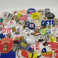 BADGES & PINS - GAUCHE FRANÇAISE 1980 / 2000