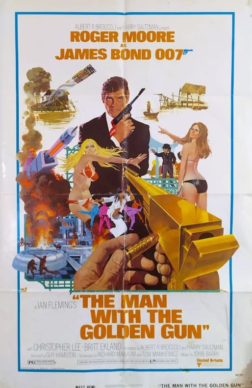 The man with the golden gun.. GINNIS (Robert Mc) 