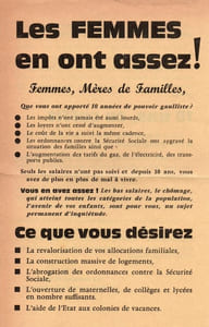 Les FEMMES en ont assez !