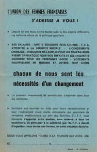 "Chacun de nous sent la nécessité d'un changement"
