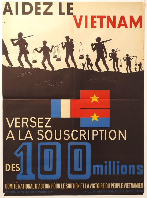 AIDEZ LE VIETNAM - VERSEZ A LA SOUSCRIPTION DES 100 MILLIONS.. [60's/GUERRE DU VIETNAM]