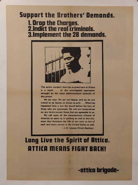 Long live the spirit af attica. Attica means fight back !. [70's/USA] ATTICA BRIGADE