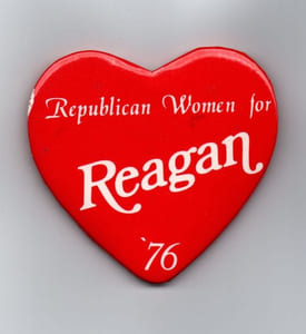 Republican Woman for Reagan - 1976.