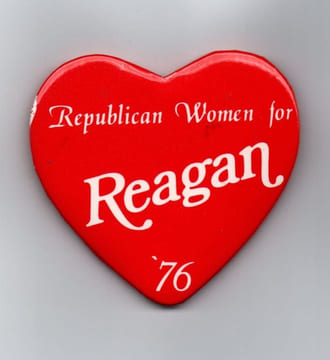 Republican Woman for Reagan - 1976.. [70's/USA]