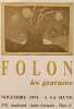 Les gravures. FOLON (Jean-Michel)