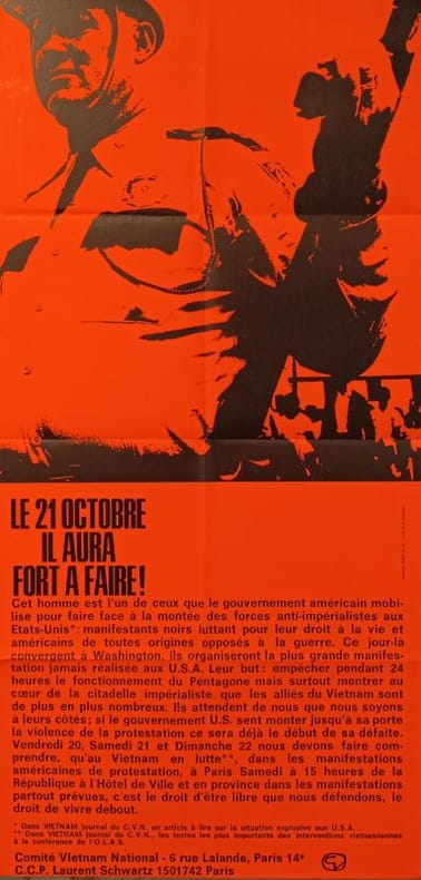  LE 21 OCTOBRE IL AURA FORT A FAIRE ! . COMITÉ VIETNAM NATIONAL