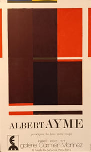 Paradigme du bleu jaune rouge - Galerie Carmen Martinez