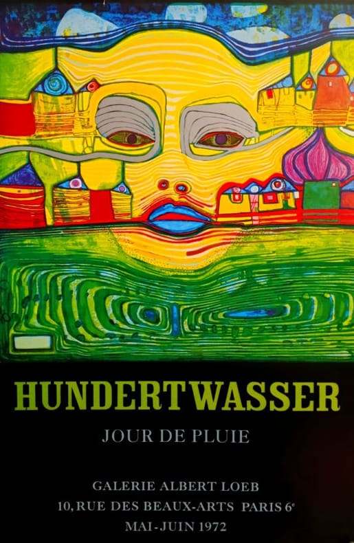 Jour de pluie. HUNDERTWASSER